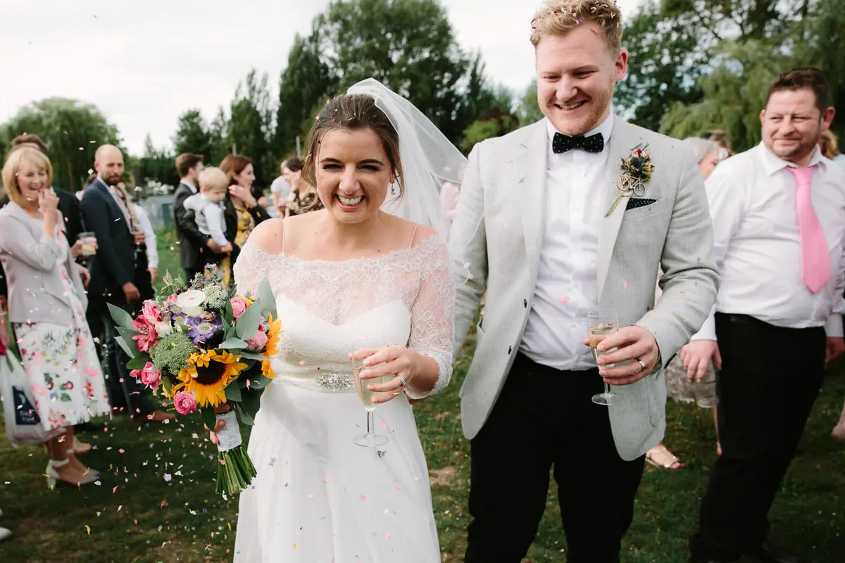 Confetti shot at The Maybush
