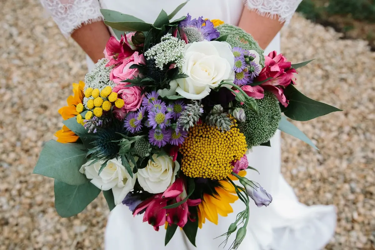 Colourful Wedding Bouquet