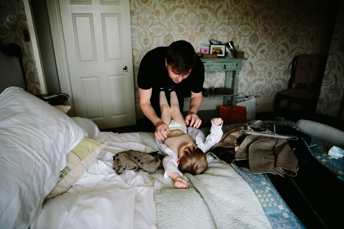 groom getting ready - wedding day timings