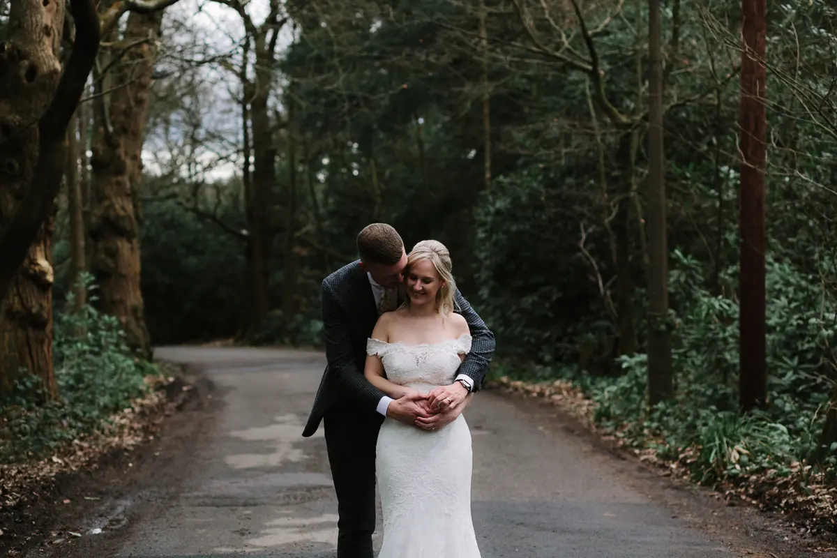 couple on their wedding day - natural wedding photographer