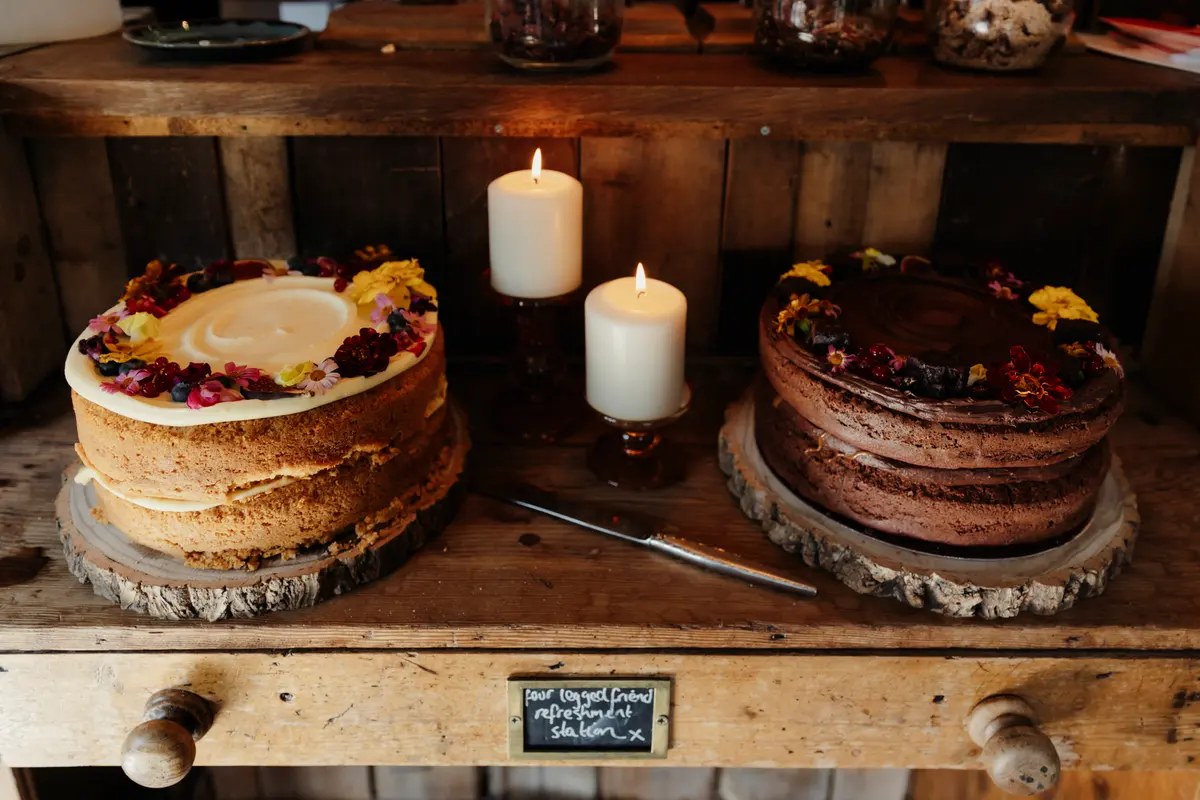 Wedding cake from Barefoot Bakery Oxford