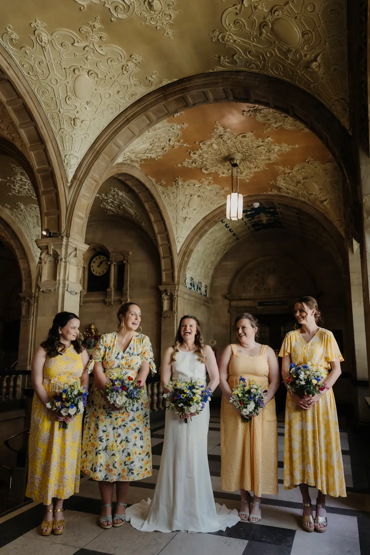 Bridesmaids at Oxford Town Hall