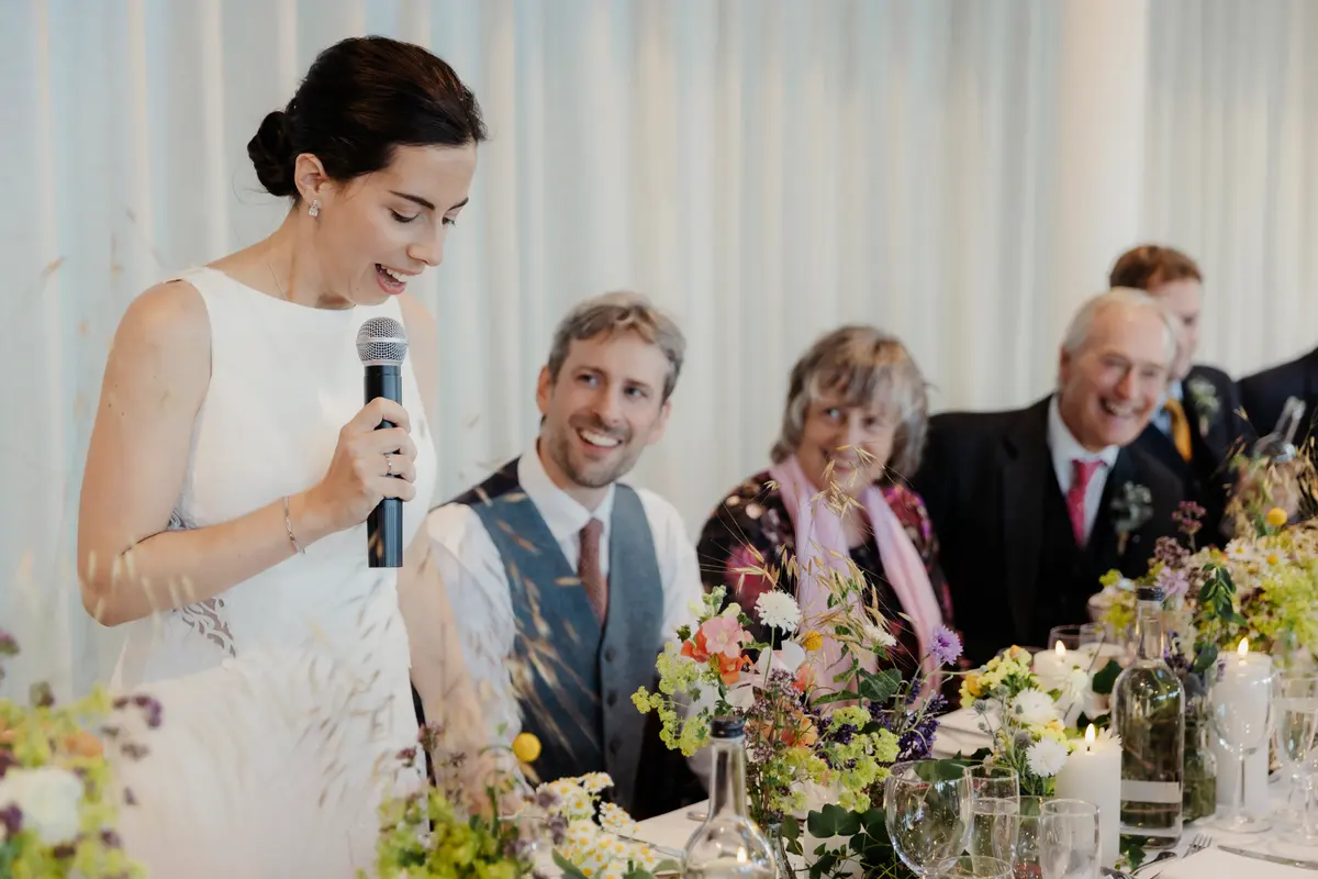 Bride speech Ashmolean Museum Oxford wedding