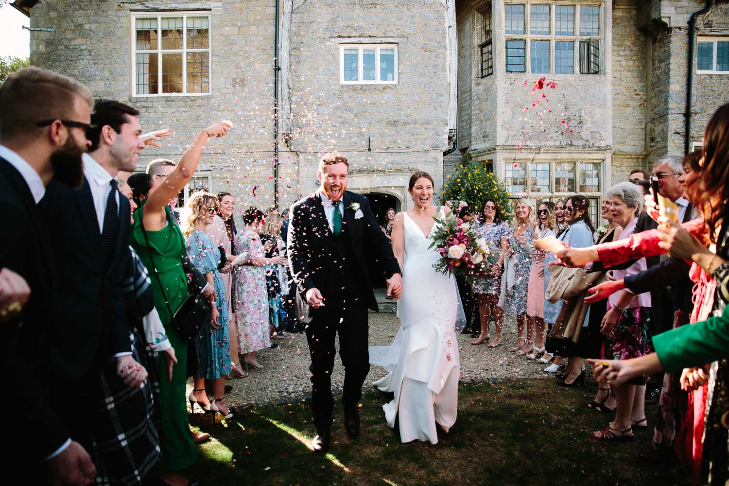 confetti at Wedding Venue