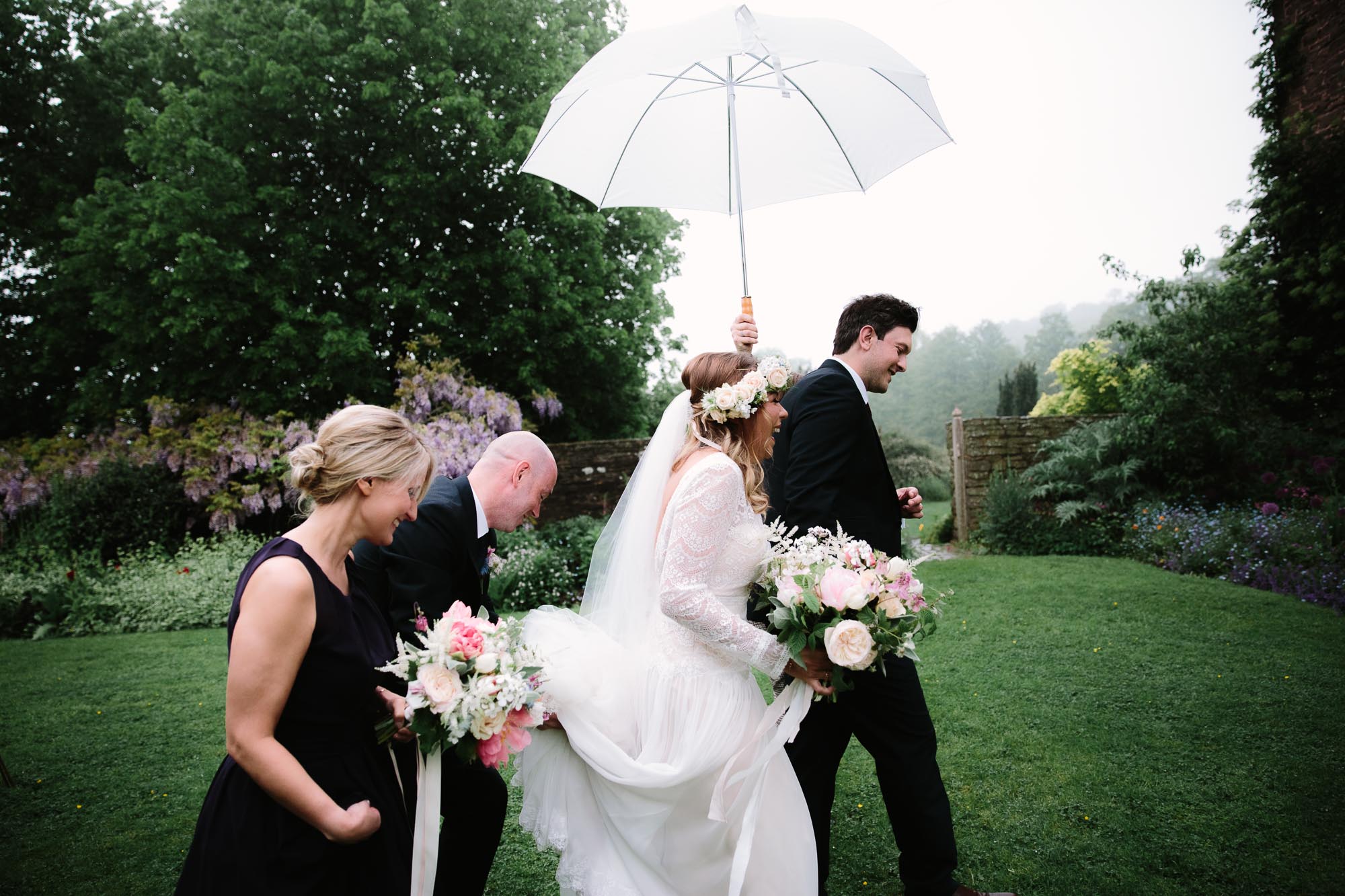 Be prepared for rain on your wedding day - blog post by Philippa James Photography