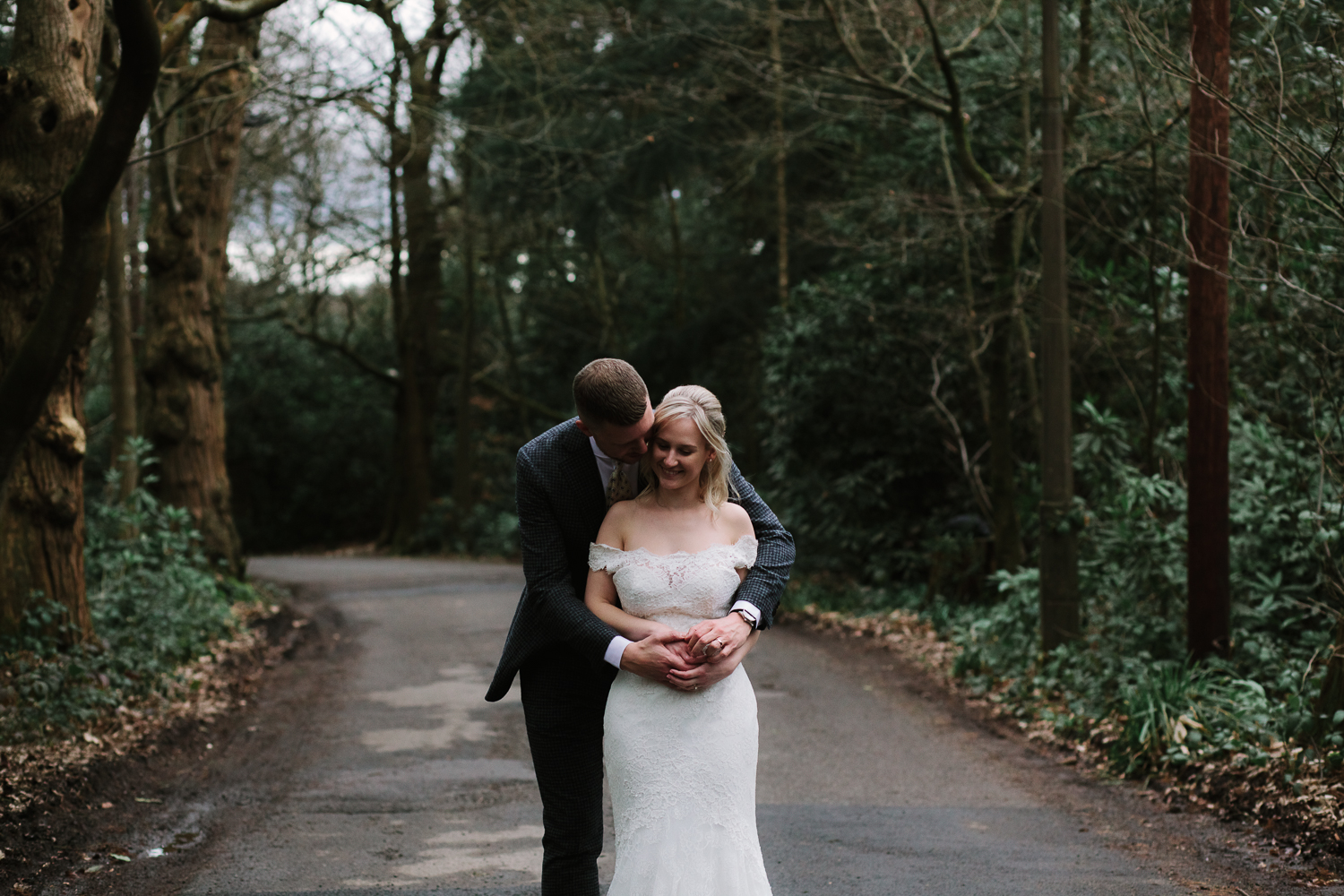 couple on their wedding day - natural wedding photographer