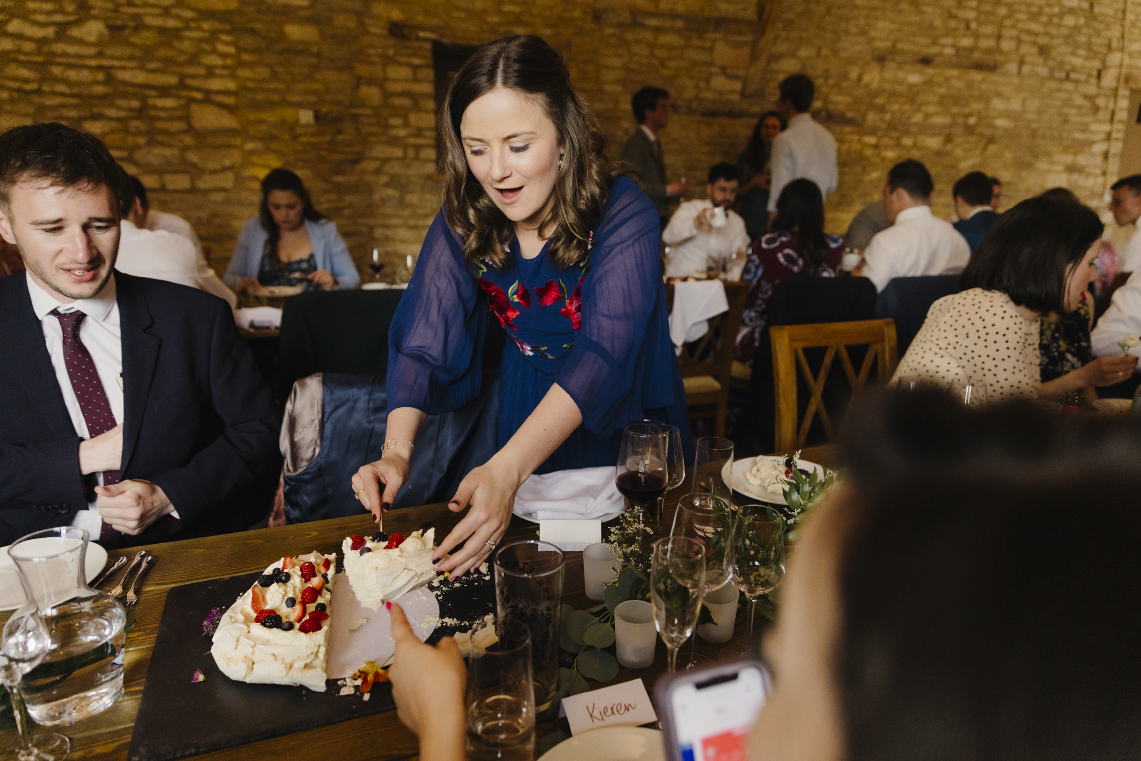 Catering at Caswell House wedding venue by Ross and Ross Events