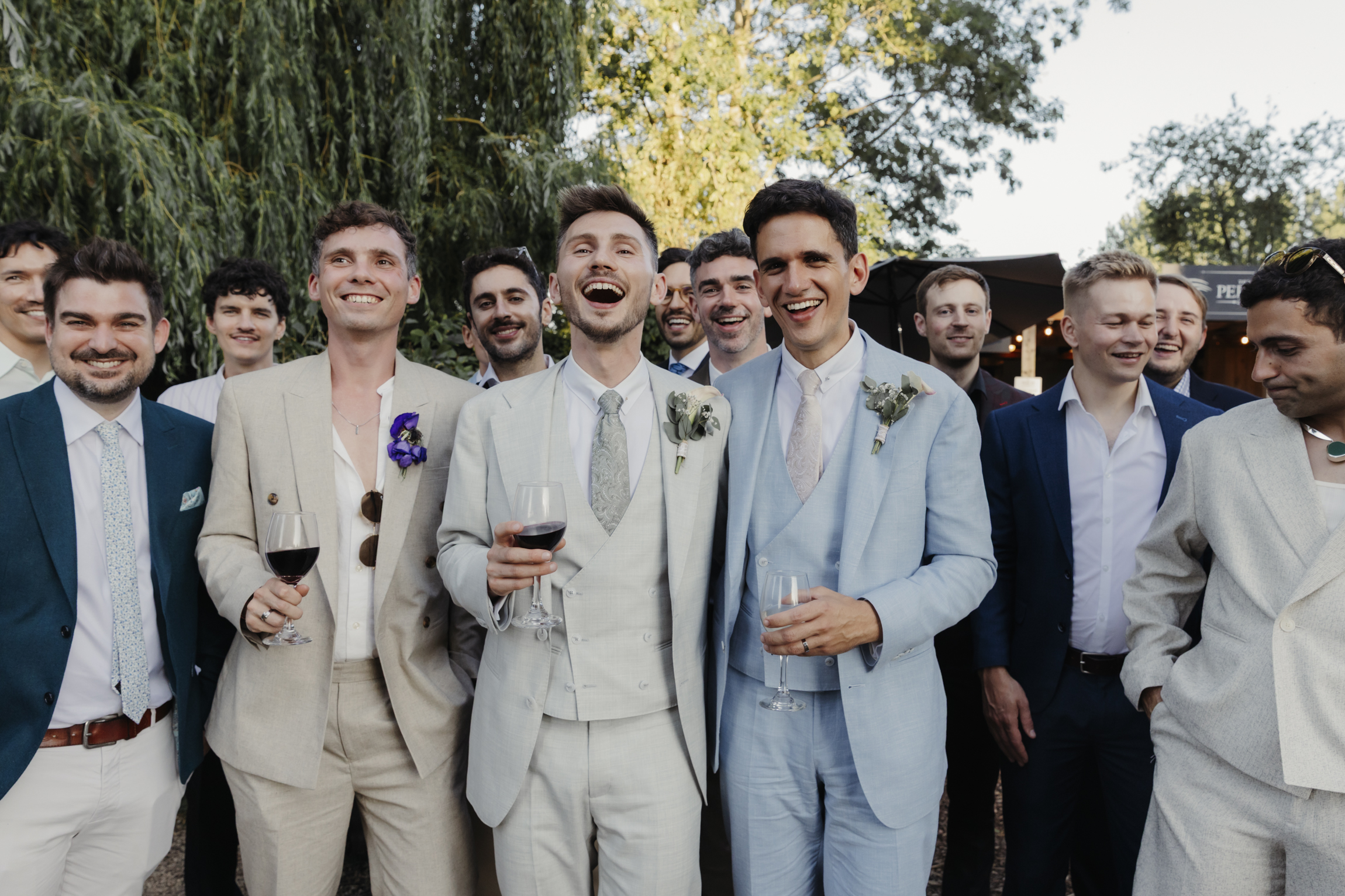 Wedding photos at The Perch Oxford