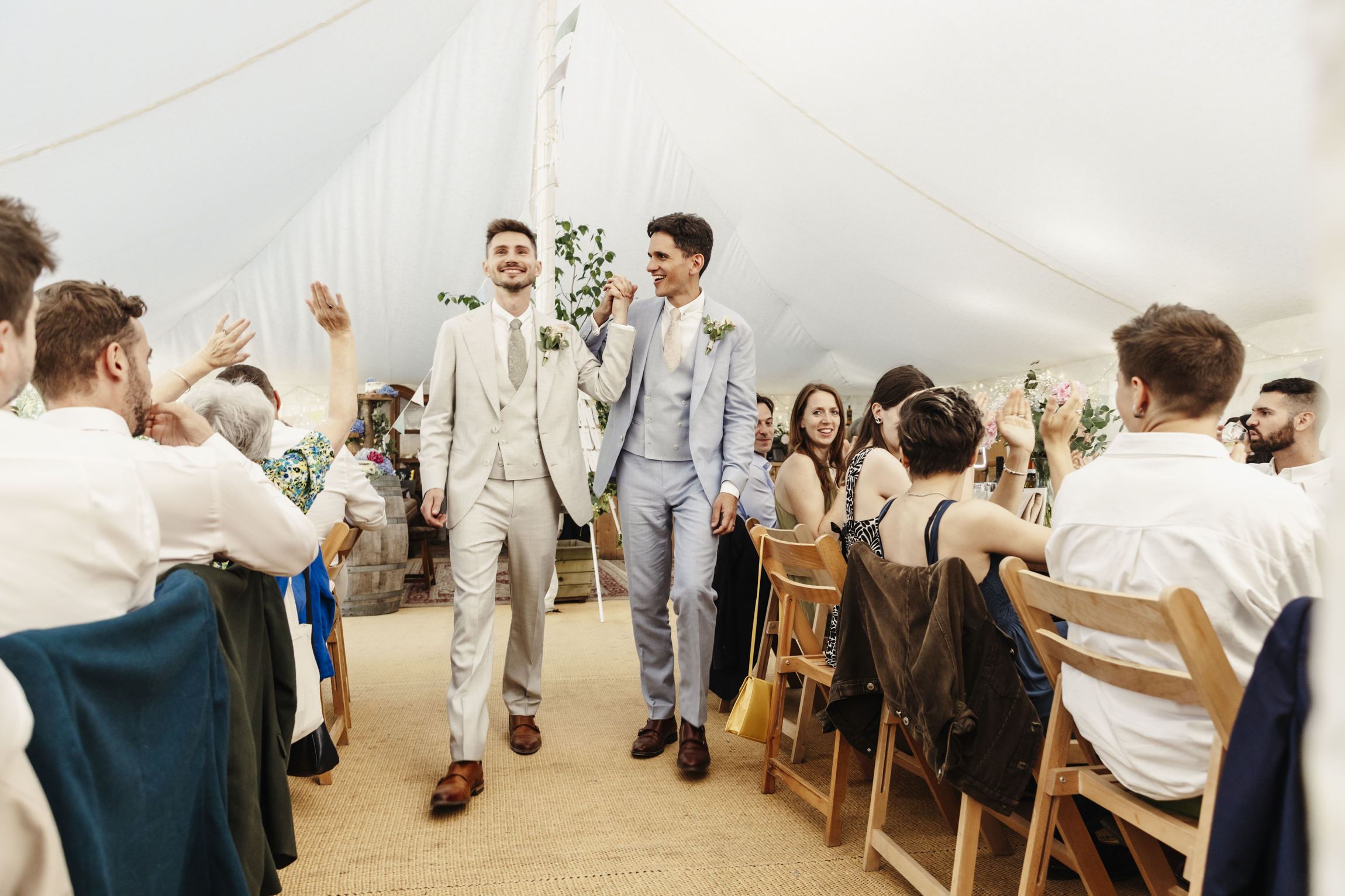 Wedding marquee at The Perch
